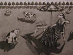 <b>Watch Dog</b>, 1987<br>pen and ink, 17x24 image<br>$8000