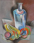 Bottle and Fruit