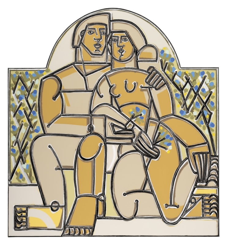 Lovers: Homage to Picassos Lovers