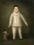 <b>Young Pierrot as Hunter</b>, 2010<br>Oil on panel, 18x14 inches<br>$5500