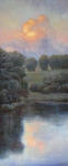 <b>Being Still</b>, 2011<br>Oil on panel, 48x20 inches<br>$3350