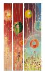 <b>River Bloom I</b>, 2011<br>Watercolor & pastel on paper, 47x33 inches<br>$3800