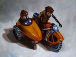 <b>Sidecar</b>, 2008<br>Oil on Canvas, 18 x 24 inches<br>$1500
