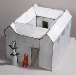 House with chair and tree