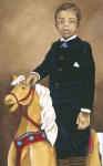 <b>Rufus</b><br>Mixed Media, 69x43 inches unframed<br>$2500