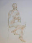 <b>Figure XXVIII</b><br>Pastel on paper, 23x17 inches unframed<br>$400