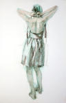 <b>Girl in Teal</b><br>Pastel on paper, 40x26 inches unframed<br>$1200
