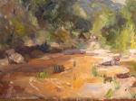 <b>Miller Creek</b>, 2012<br>Oil on canvas panel, 12x16 inches<br>$1500