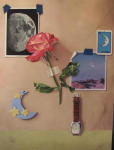 <b>The Five Faces of the Moon</b>, 2011<br>Oil on canvas, 24x18 inches<br>$950