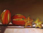<b>Starfruit Delight</b>, 2011<br>Oil on canvas, 11x14 inches<br><i>sold</i>