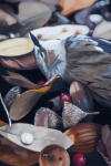 <b>Yellow Rumpled Warbler II</b><br>Oil on panel, 18x12 inches<br>$1600
