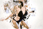 <b>twelve thirty-six a.m.</b>, 2013<br>Acrylic and oil on canvas, 40x60 inches<br>$4500