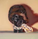 <b>Black Sheep</b>, 2011<br>Oil on panel, 16x16 inches<br><i>sold</i>