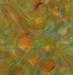 <b>Transitory Cerulean 3</b>, 2008<br>Watercolor, 10x10 image 20x20 inches framed<br>$800