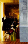 <b>IRO</b>, 2011<br>Watercolor on paper, 34x22 inches<br>$2200