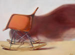 <b>Vintage Eames</b>, 2011<br>Oil on canvas, 30x40 inches<br>$4100