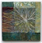 <b>Hope</b>, 2009<br>Handmade paper & acrylic, 17x17 inches<br>$900