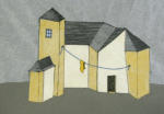 <b>Crickets Chirp</b>, 2011<br>Collage and graphite on paper, 7x5 inches, 8x6 framed<br><i>sold</i>