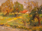 <b>Study for Stonewall Barn</b>, 22<br>Oil on canvas panel, 12x16 inches<br>$1500