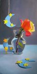 <b>Quiet Friend</b>, 2009<br>Oil on Canvas, 24x12 inches<br>$950