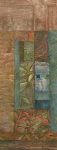 <b>Underwater Pearls</b>, 2009<br>Acrylic & Handmade Paper, 36x14 inches unframed<br>$1100
