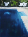 <b>Deep Blue Pool</b>, 2011<br>Oil on panel, 12x9 inches<br><i>sold</i>
