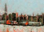 <b>The Measure of December</b>, 2010<br>Oil on panel, 18x24 inches<br>$1800