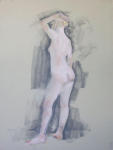 <b>Figure XLIX</b><br>Pastel, 21x16.5 inches unframed<br>$400