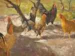 <b>Free Range</b>, 2012<br>Oil on canvas panel, 24x30 inches<br>$3200