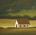 <b>Cottage</b><br>Pastel, 8x8 image, 16x16 inches framed<br>$850