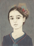 <b>Trimita as Frida</b><br>Woodcut and drypoint on paper, 8x6 plate, 15x11 paper unframed<br><i>sold</i>