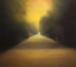 <b>Road at Dusk</b><br>Pastel, 26x28 inches framed<br>$2400