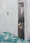 <b>Good Morning, Goodbye</b>, 2010<br>Acrylic on board, 40x28<br>$1800