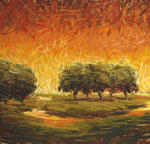<b>Stream</b><br>Pastel, 8x8 image, 16x16 inches framed<br><i>sold</i>