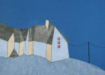 <b>wind whispers around the window frames</b>, 2011<br>Collage and graphite on paper, 7x5 inches, 8x6 framed<br><i>sold</i>