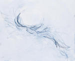 <b>Light on Water XXVII</b>, 2012<br>Watercolor and pencil on paper, 9x11 inches<br>$750