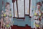 <b>The Counterfeits</b>, 2010<br>Acrylic on board, 40x60 inches<br>$3000