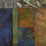 <b>Oriental Box by Priscilla Robinson</b>, 2009<br>Handmade Paper, 12x12 image, 16x16 inches framed<br>$850