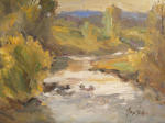<b>Above the Falls</b>, 2011<br>Oil on panel, 12x16 inches<br>$1800