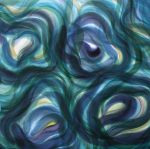 <b>La Senda</b>, 2010<br>Watercolor, 30x30 image, 36x36 inches framed<br>$3300