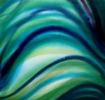 <b>Agave I</b>, 2010<br>Watercolor, 38x38 image, 44x44 inches framed<br>$4600