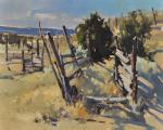 <b>The Old Corral</b>, 2011<br>Oil on canvas, 16x20 inches<br>$2400