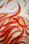 <b>Fioriture VI</b>, 2010<br>Watercolor, 60x40 image, 72x52 inches framed<br>$5500