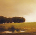 <b>Pond</b><br>Pastel, 8x8 image, 16x16 inches framed<br>$850