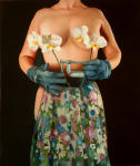 <b>Clamp It</b>, 2011<br>Oil on canvas, 28x24 inches, 34x30 inches framed<br>$4000