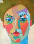 <b>Here's Looking at You</b>, 2010<br>Oil on canvas, 10x8 inches<br>$625