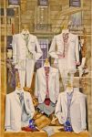 Five White Suits