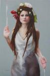 <b>Her Currents Brought Destruction From Which Sprang Flowers</b>, 2011<br>Oil on panel, 24x16 inches<br><i>sold</i>
