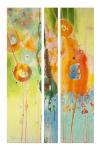 <b>River Blooms II</b>, 2011<br>Watercolor & pastel on paper, 47x30 inches<br>$3800