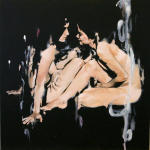 <b>Strange Fire</b>, 2012<br>acrylic on canvas, 40x40 inches<br><i>sold</i>
